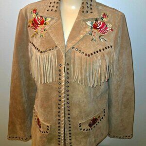 Ladies Western look Leather Saguaro West Jacket